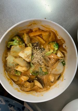 肉無チクワ簡単キムチごまドレ味野菜炒め-レシピのメイン写真