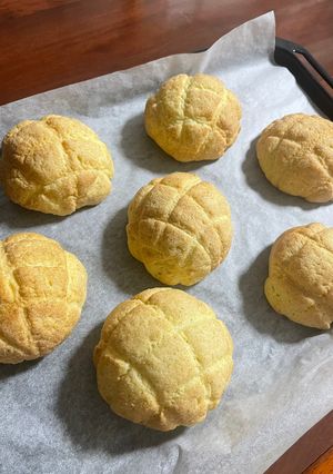 ザクふわなメロンパン-レシピのメイン写真