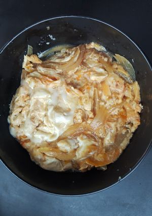 卵丼♪卵と玉ねぎだけでヘルシー簡単-レシピのメイン写真