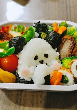 もちもちパンダ弁当-レシピのメイン写真