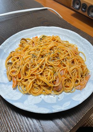 別茹で不要！簡単ワンパンナポリタン-レシピのメイン写真