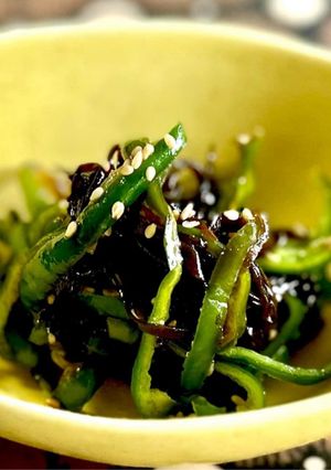 ピーマンと塩昆布の和え物-レシピのメイン写真