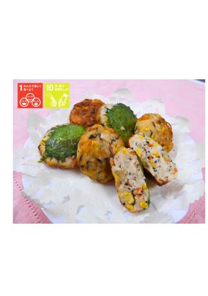 ヒジキと根菜のさつま揚げ-レシピのメイン写真