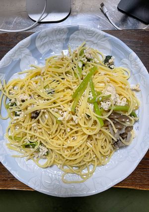 簡単！ズボラ飯！柚子胡椒と帆立のパスタ-レシピのメイン写真