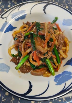 プルコギ焼きうどん-レシピのメイン写真