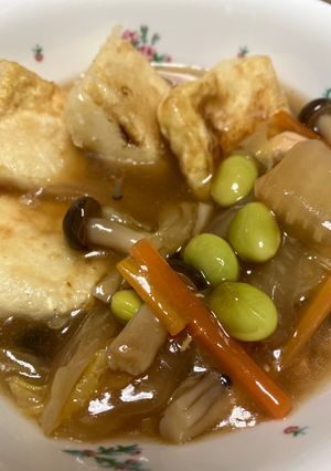 揚げ出し豆腐の野菜あんかけ-レシピのメイン写真