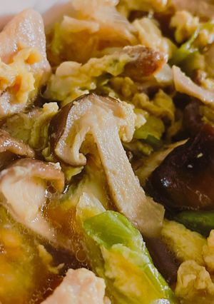 鶏とねぎすき煮卵とじ親子丼-レシピのメイン写真
