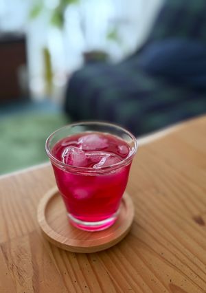 赤紫蘇シロップ-レシピのメイン写真