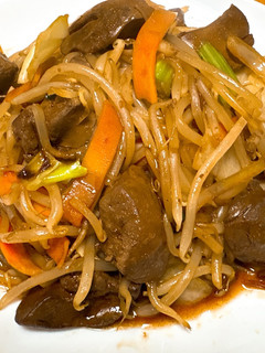 超簡単!鶏レバーともやしの中華風炒め-レシピのメイン写真