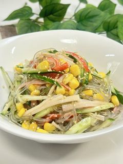 弾力とコシが👌さつまいも春雨サラダ🍠🥗-レシピのメイン写真