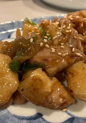 里芋と豚こまの炒め物-レシピのメイン写真