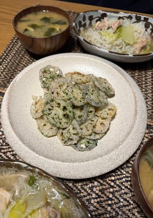 青のりチーズ蓮根チップス-レシピのメイン写真