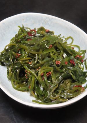 切り昆布の麻辣シビレ辛い中華風炒め-レシピのメイン写真