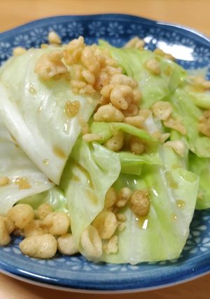 忙しいときの💦　たぬきキャベツ-レシピのメイン写真