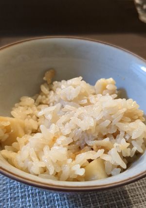 ホタテとしょうがの炊き込みご飯-レシピのメイン写真