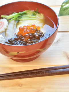 もずく雑煮-レシピのメイン写真