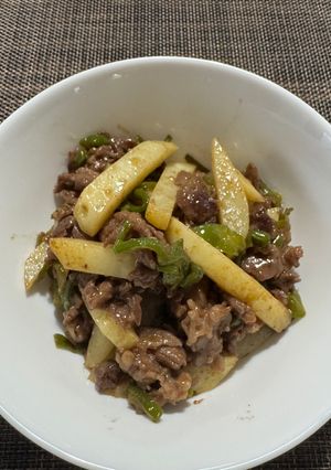 じゃがいもで大満足♪我が家の青椒肉絲-レシピのメイン写真