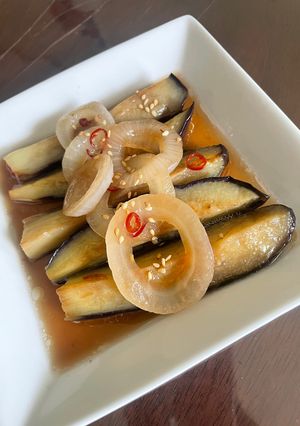 ナスと新玉の南蛮漬け-レシピのメイン写真