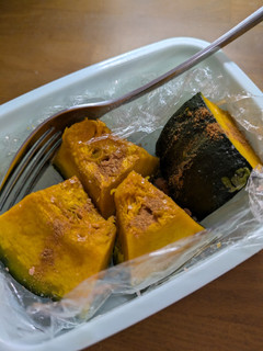 減量飯 蒸しカボチャ-レシピのメイン写真