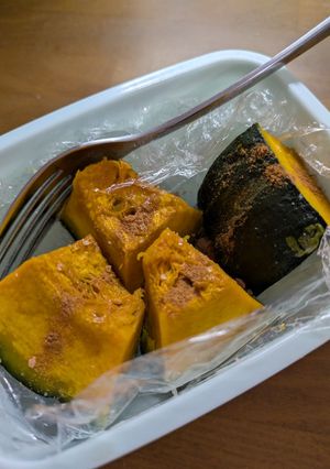 減量飯 蒸しカボチャ-レシピのメイン写真