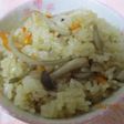 しめじと切りごぼう人参の炊き込みご飯😋