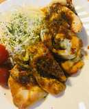 鶏肉の香草チーズステーキ●和風ソース