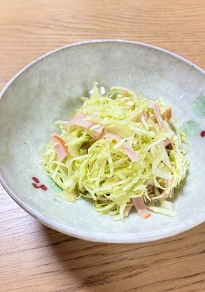 キャベツとハムの中華風コールスロー-レシピのメイン写真