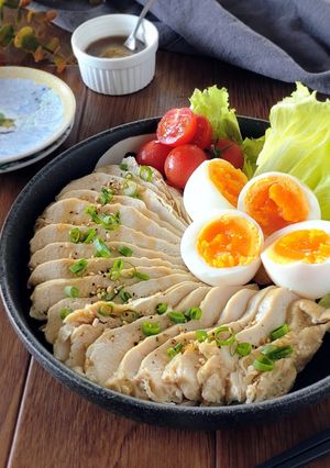 炊飯器で放ったらかし!旨塩鶏チャーシュー-レシピのメイン写真
