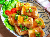 もっちり~豆腐のあまから肉巻き