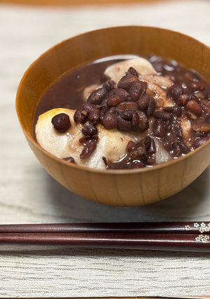電気圧力鍋でお汁粉-レシピのメイン写真