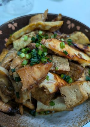 鯛あらの揚げ煮つけ-レシピのメイン写真