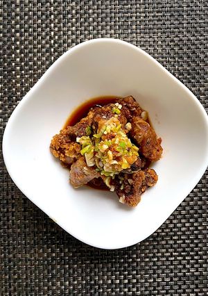 鶏レバー唐揚げ　ネギポン酢和え-レシピのメイン写真