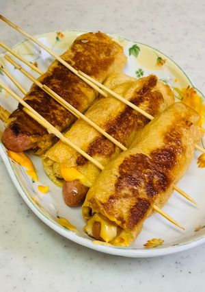 油揚げで ハットグ-レシピのメイン写真
