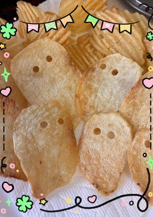おばけチップス👻ハロウィンにも🎃-レシピのメイン写真