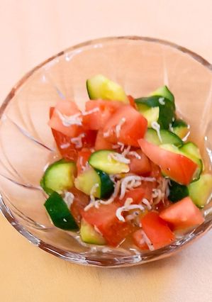 しらすとトマトの甘酢和え-レシピのメイン写真