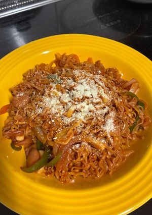 店レベル!?チキンラーメンナポリタン-レシピのメイン写真