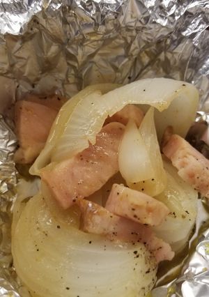 新玉ねぎとベーコン🥓の甘旨味ホイル焼き-レシピのメイン写真