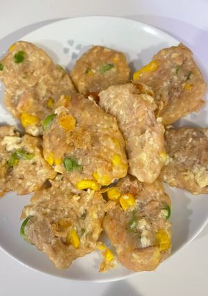 離乳食後期 豆腐ツナ野菜ハンバーグ-レシピのメイン写真