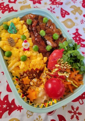 もうすぐクリスマス☆てりたま弁当☆-レシピのメイン写真
