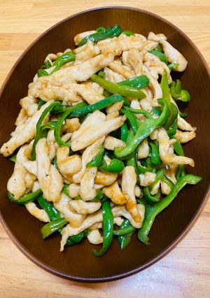ささみ青椒肉絲(チンジャオロース)-レシピのメイン写真
