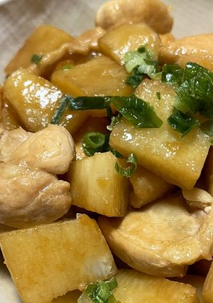 長芋と鶏胸肉のほろほろ煮-レシピのメイン写真