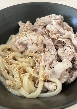 塩豚ぶっかけうどん-レシピのメイン写真