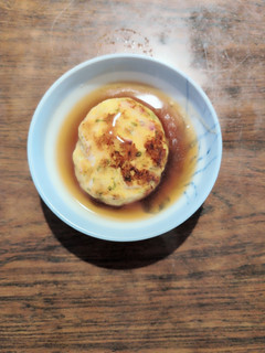 豚肩肉とセロリのグリル餡掛けハンバーグ-レシピのメイン写真