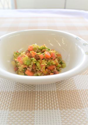 【離乳食後期以降】野菜のおかか和え-レシピのメイン写真