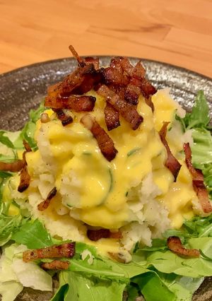 カルボナーラ風味のポテトサラダ-レシピのメイン写真