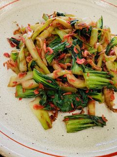 チンゲン菜と桜えびの中華炒め-レシピのメイン写真