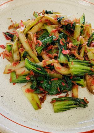 チンゲン菜と桜えびの中華炒め-レシピのメイン写真
