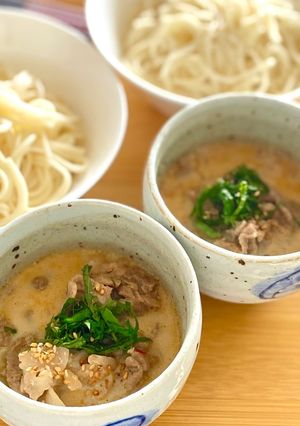 焼肉のタレで〜豚肉素麺つけだれ-レシピのメイン写真