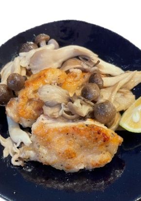 かるしお®きのこたっぷり鶏のスパイス焼き-レシピのメイン写真
