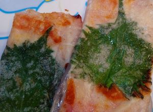 大葉とチーズとベーコンの生春巻き焼き-レシピのメイン写真